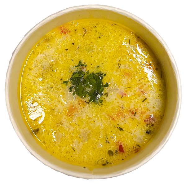 Ciorbă de pui à la grec