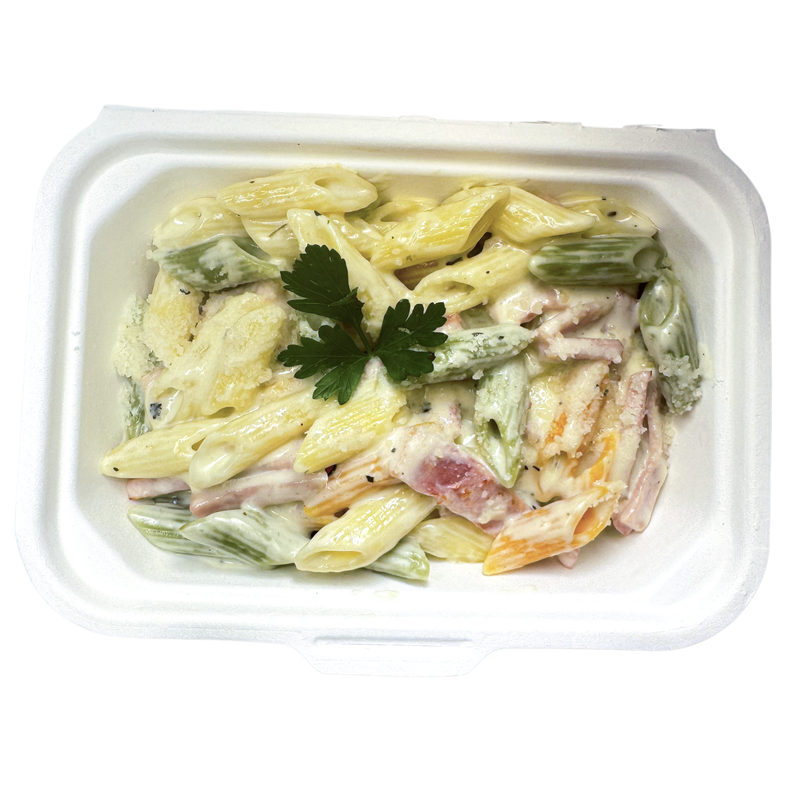 penne+sos alb+suncă-3